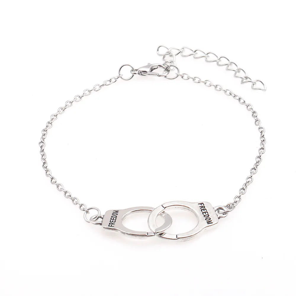 Bracelet Menottes, bijou en acier inoxydable