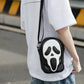 Sac Scream, en simili-cuir noir et blanc