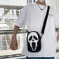 Sac Scream, en simili-cuir noir et blanc