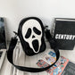 Sac Scream, en simili-cuir noir et blanc