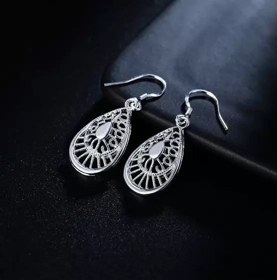 boucles d'oreilles avec motif cachemire