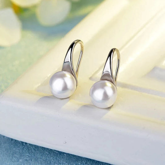 boucles d'oreilles de perles d'eau douce